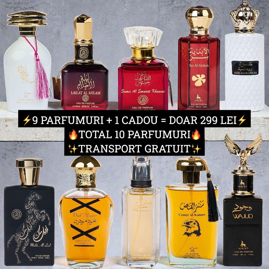 Pachet VIP /2 - 10 Parfumuri - Transport Gratuit