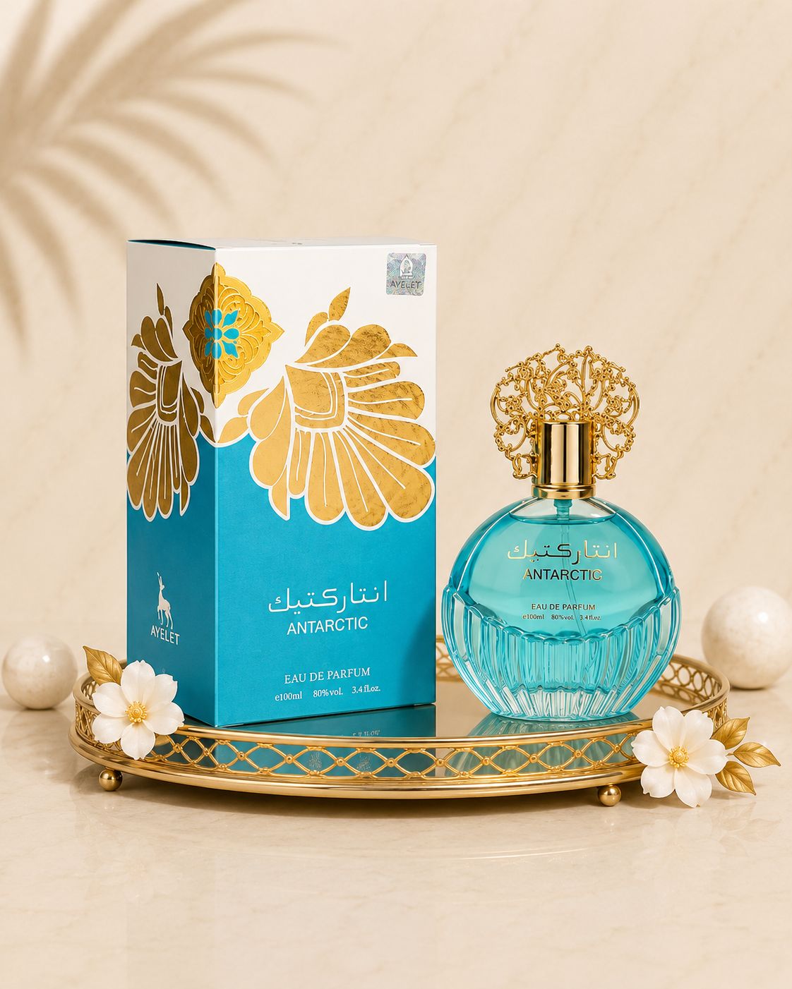 Set 4 Parfumuri Orientale ( 2xDama + 2xBarbat ) - Sarah + Antartic Pink + Antartic Blue + Majd al Emarat