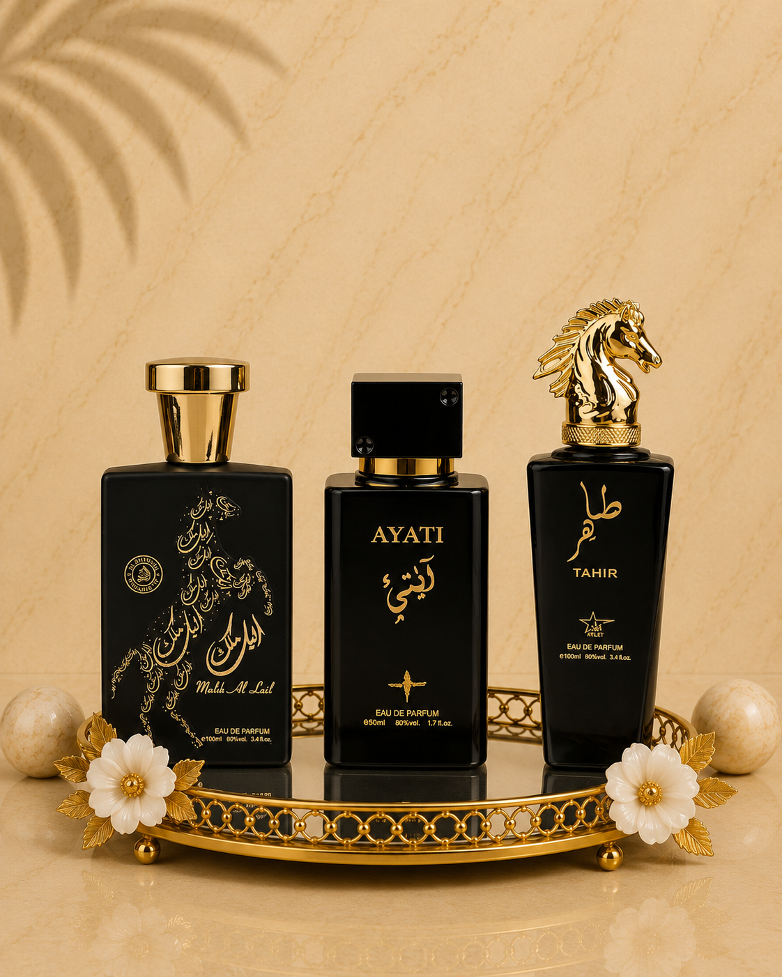 Set 3 Parfumuri Orientale De Barbati - Malik al Lail + Tahir + Ayati Black