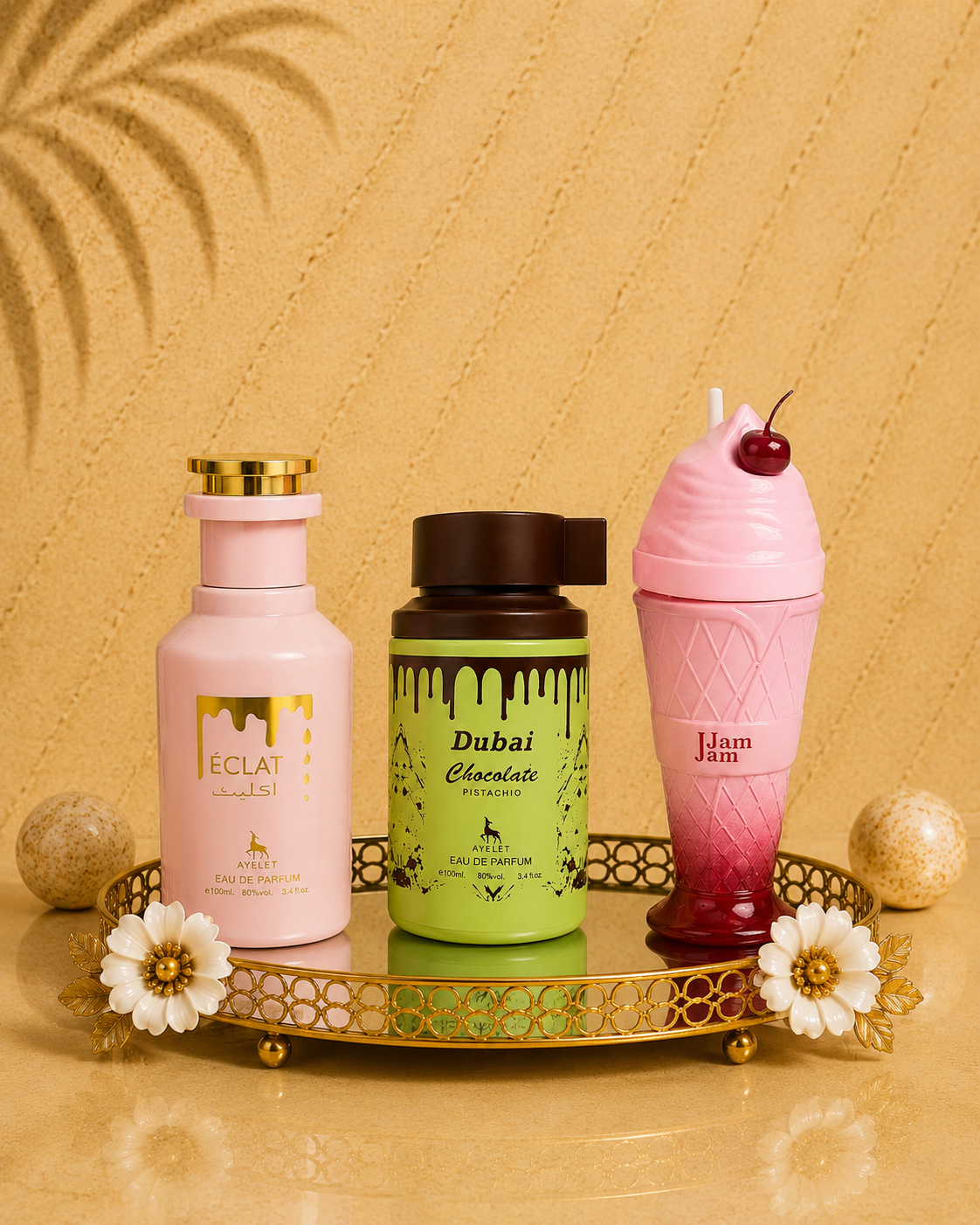 Set 3 Parfumuri Orientale de Dama - Eclat + Dubai Choco + Jam Jam