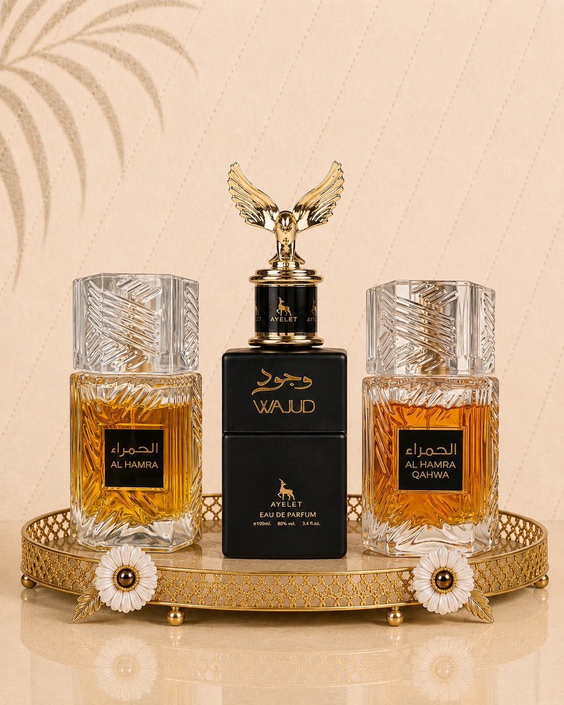 Set 3 Parfumuri Orientale De Barbati - Al Hamra Royal + Wajud + Al Hamra Qahwa