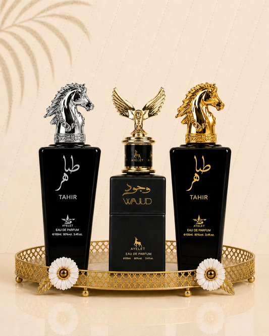Set 3 Parfumuri Orientale De Barbati - Tahir Silver + Wajud + Tahir Gold