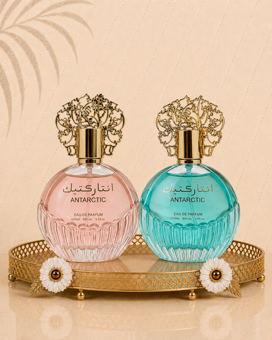 Set 2 Parfumuri Orientale ( Dama + Barbat ) - Antartic Pink + Antartic Blue