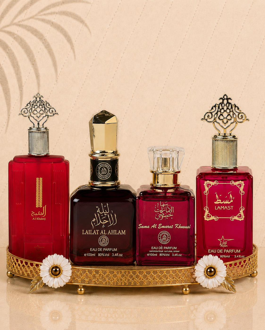 Set 4 Parfumuri Orientale De Dama - Al Khaleej + Sama Al Emarat + Lailat Al Ahlam + Lamast