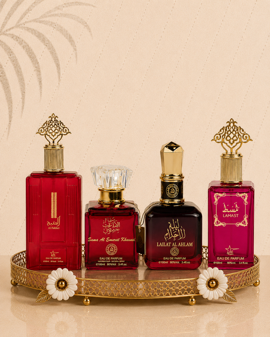 Set 4 Parfumuri Orientale De Dama - Al Khaleej + Sama Al Emarat + Lailat Al Ahlam + Lamast