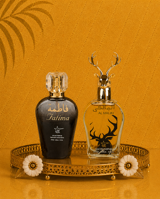 Set 2 Parfumuri Orientale ( Dama + Barbat ) - Fatima Black + Al Maliki