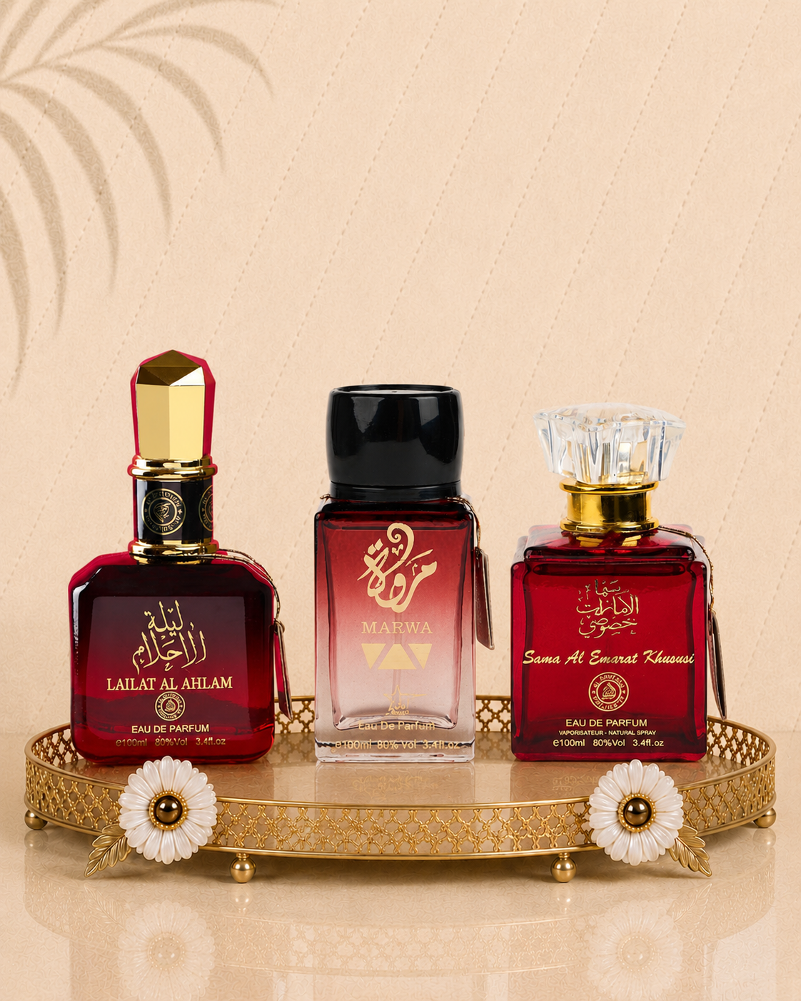 Set 3 Parfumuri Orientale De Dama - Lailat Al Ahlam + Marwa + Sama Al Emarat