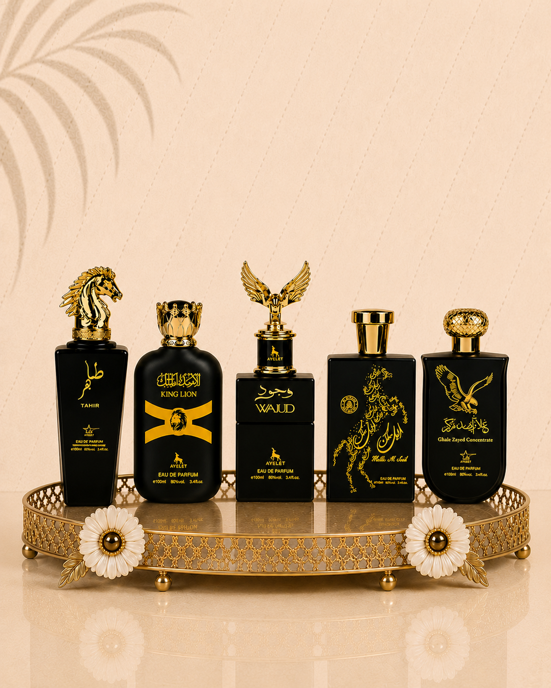 Set 5 Parfumuri Orientale Barbatesti - Tahir + King Lion + Ghala Zayed Concentrate + Malik al Lail + Wajud