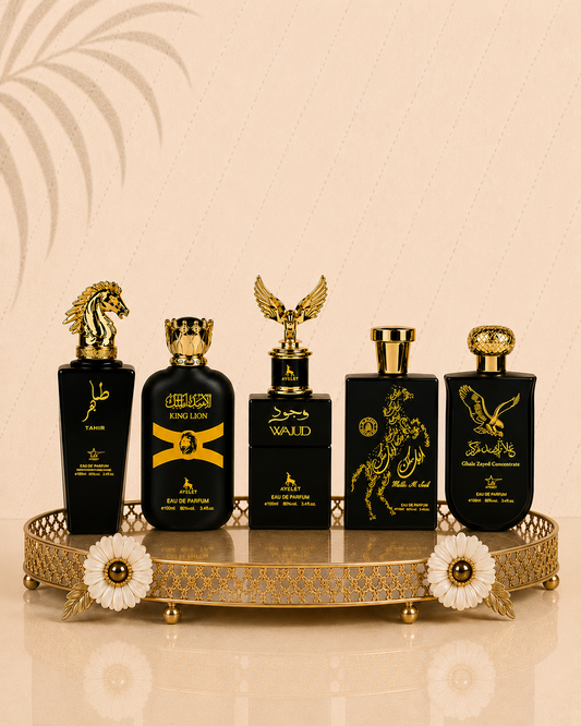 Set 5 Parfumuri Orientale Barbatesti - Tahir + King Lion + Ghala Zayed Concentrate + Malik al Lail + Wajud