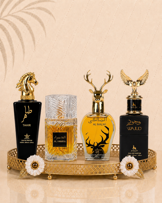 Set 4 Parfumuri Orientale Barbatesti - Tahir + Wajud + Al Hamra Royal + Maliki