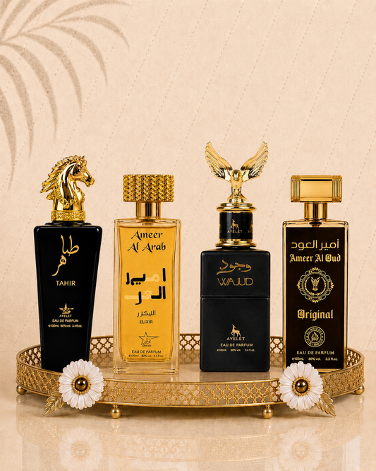 Set 4 Parfumuri Orientale De Barbati - Ameer Arab Elixir + Tahir + Wajud + Ameer Oud Original