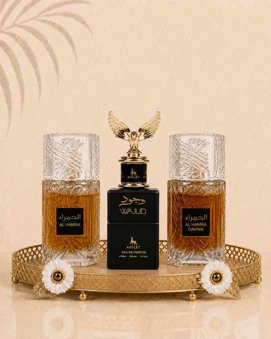 Set 3 Parfumuri Orientale De Barbati - Al Hamra Royal + Wajud + Al Hamra Qahwa