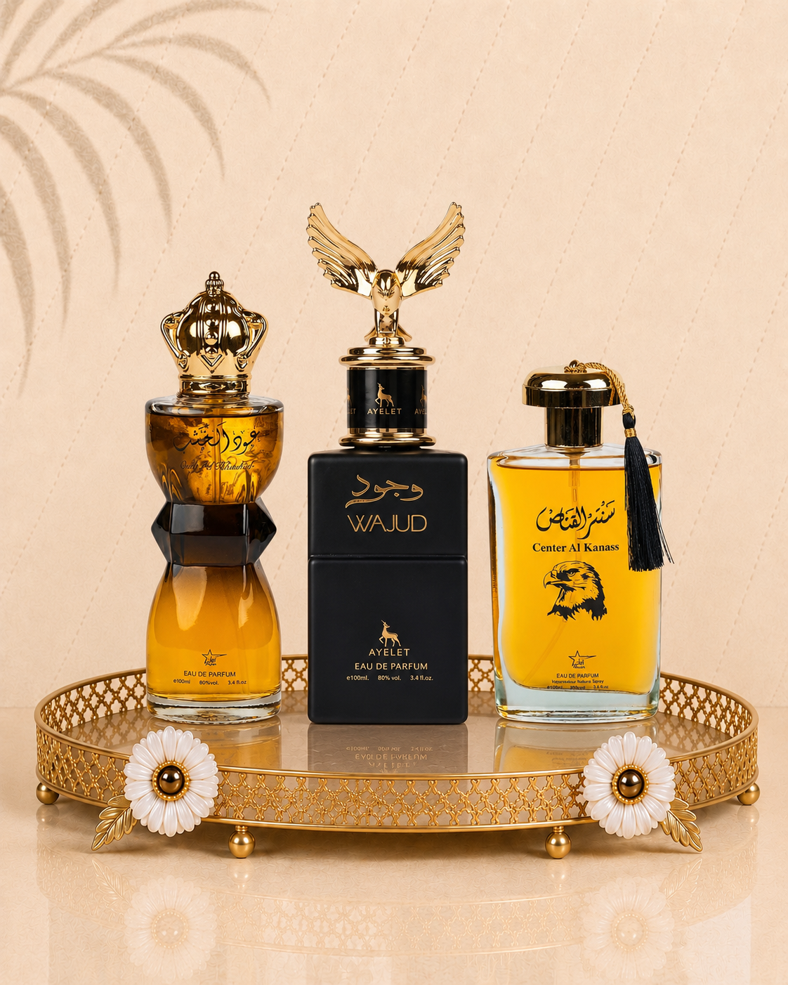 Set 3 Parfumuri Orientale De Barbati - Oud Al Khashab + Wajud + Center El Kannas