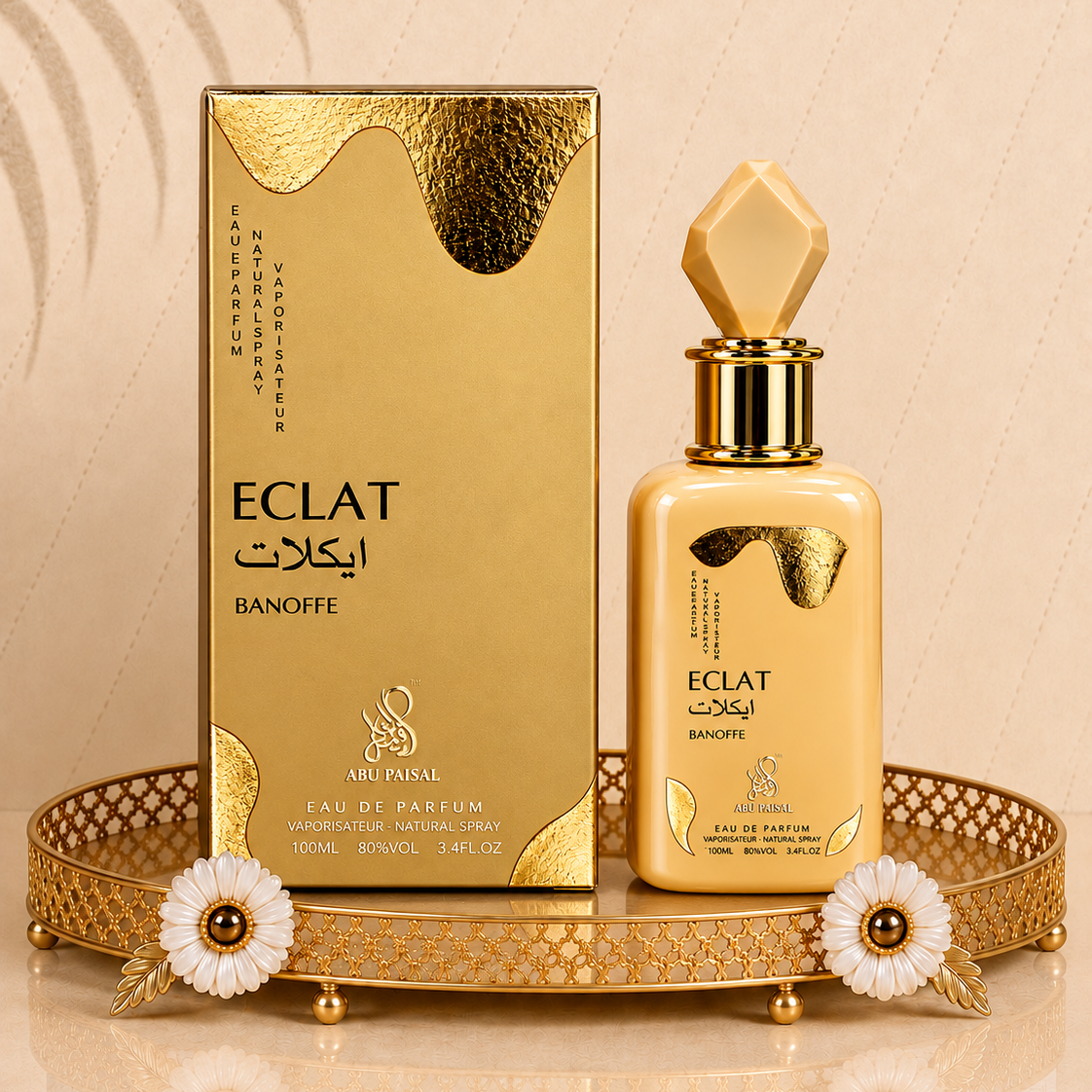Set 10 Parfumuri Orientale de Dama - Éclat Banoffe + Éclat Pistachio + Éclat Vanilla + Éclat Brownie + Eclat + Farukh White + Farukh Black + Farukh Gold + Jam Jam Azzuro + Jam Jam Red