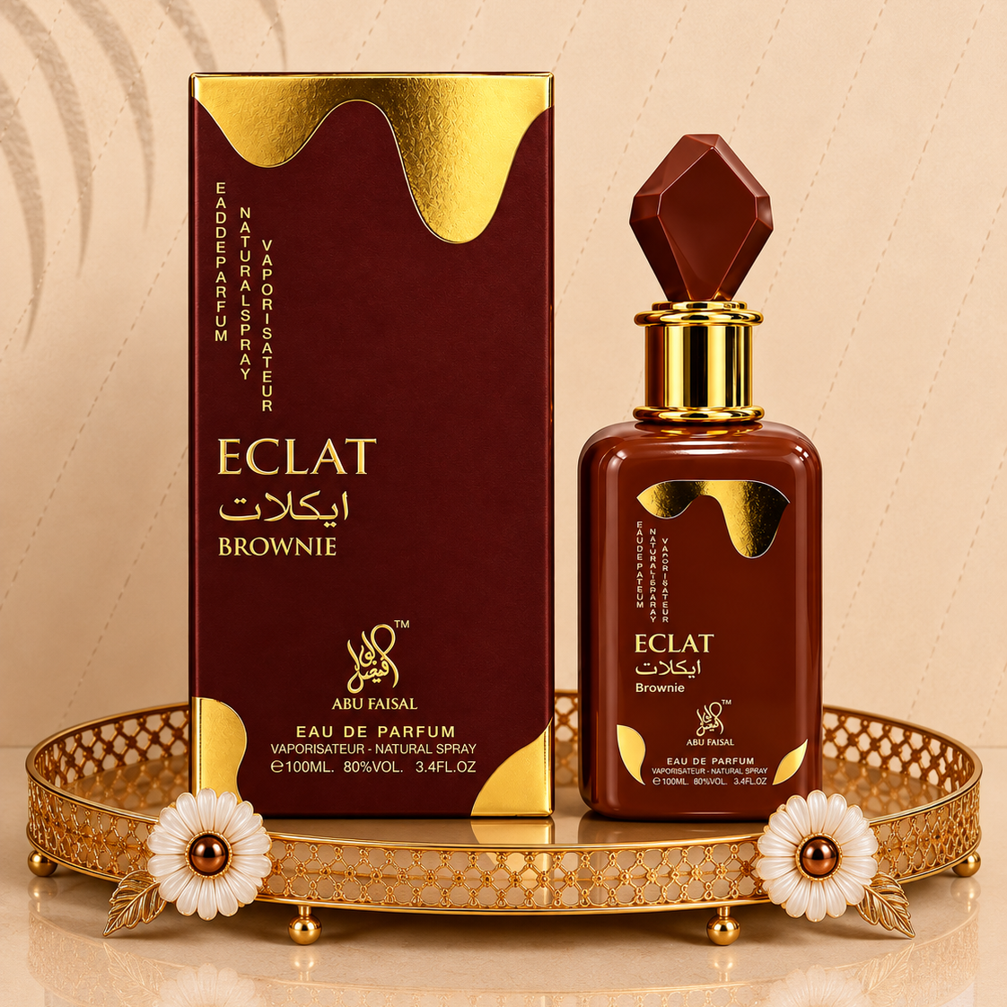 Set 10 Parfumuri Orientale de Dama - Éclat Banoffe + Éclat Pistachio + Éclat Vanilla + Éclat Brownie + Eclat + Farukh White + Farukh Black + Farukh Gold + Jam Jam Azzuro + Jam Jam Red
