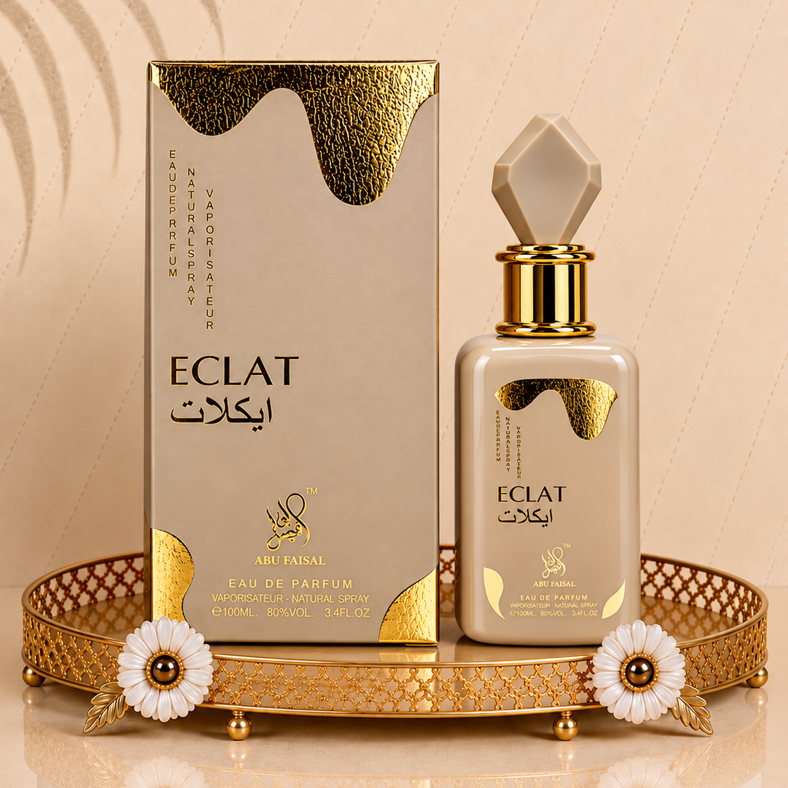 Set 10 Parfumuri Orientale de Dama - Éclat Banoffe + Éclat Pistachio + Éclat Vanilla + Éclat Brownie + Eclat + Farukh White + Farukh Black + Farukh Gold + Jam Jam Azzuro + Jam Jam Red