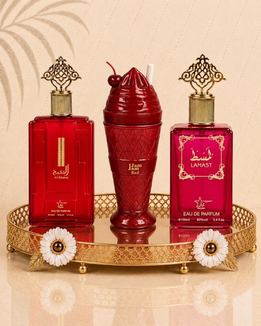 Set 3 Parfumuri Orientale De Dama - Jam Jam Red + Al Khaleej + Lamast
