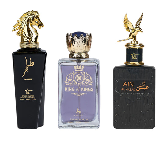 Set 3 Parfumuri Orientale De Barbati - Tahir + King Of Kings + Ain Al Nasar