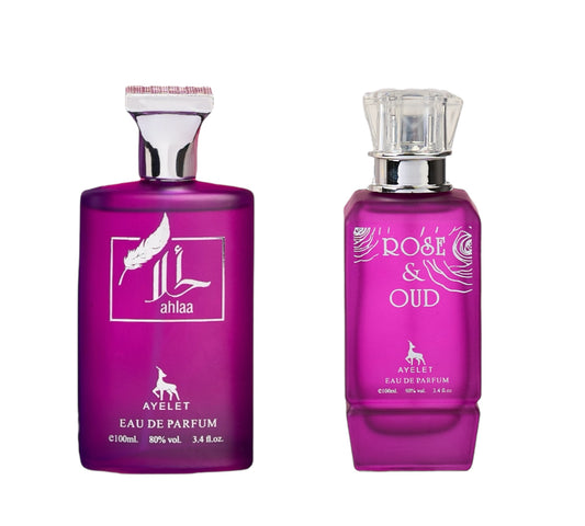 Set 2 Parfumuri Orientale de Dama  - Ahlaa + Rose&Oud