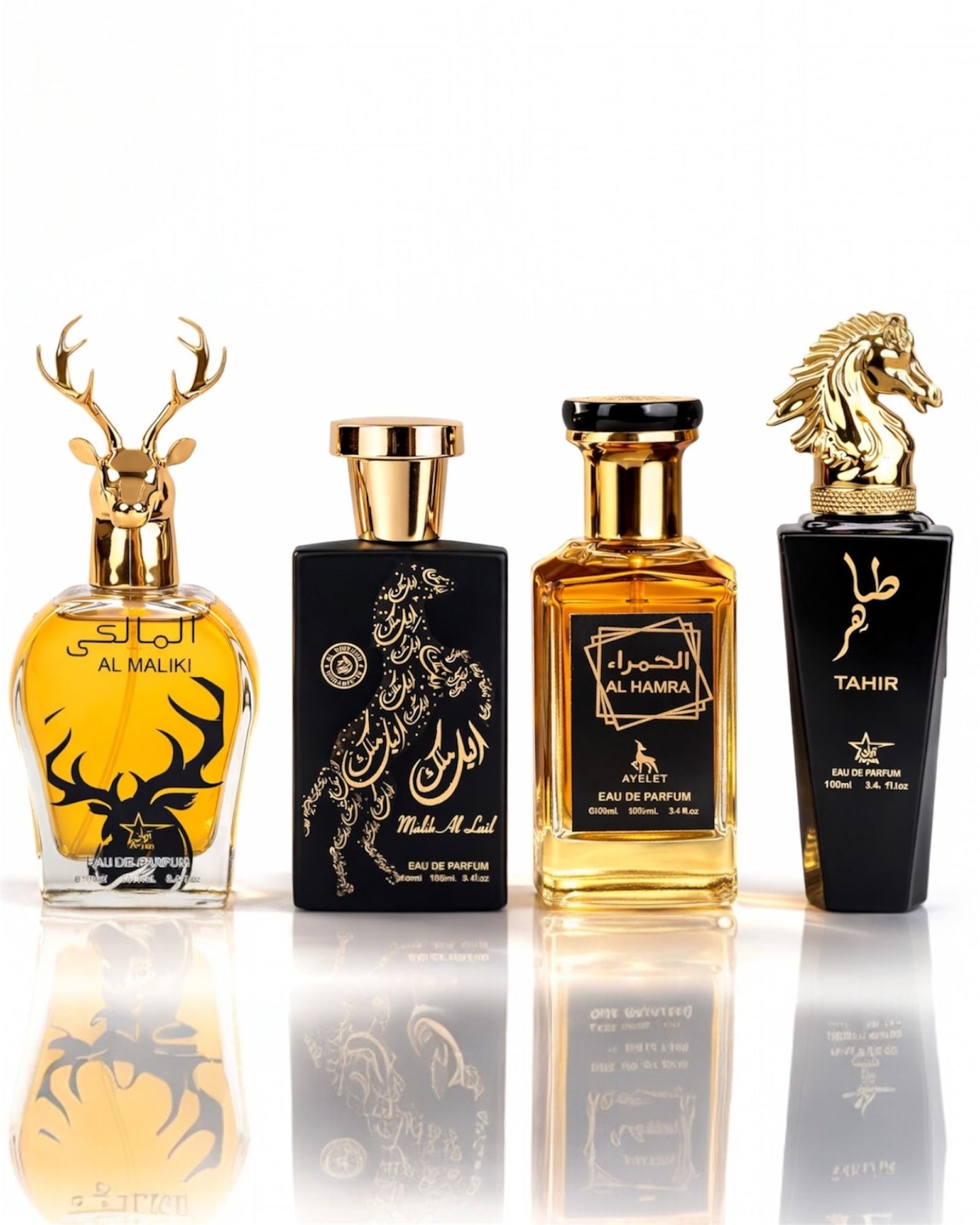 Set 4 Parfumuri Orientale Barbatesti - Maliki + Malik Lail + Al Hamra + Tahir