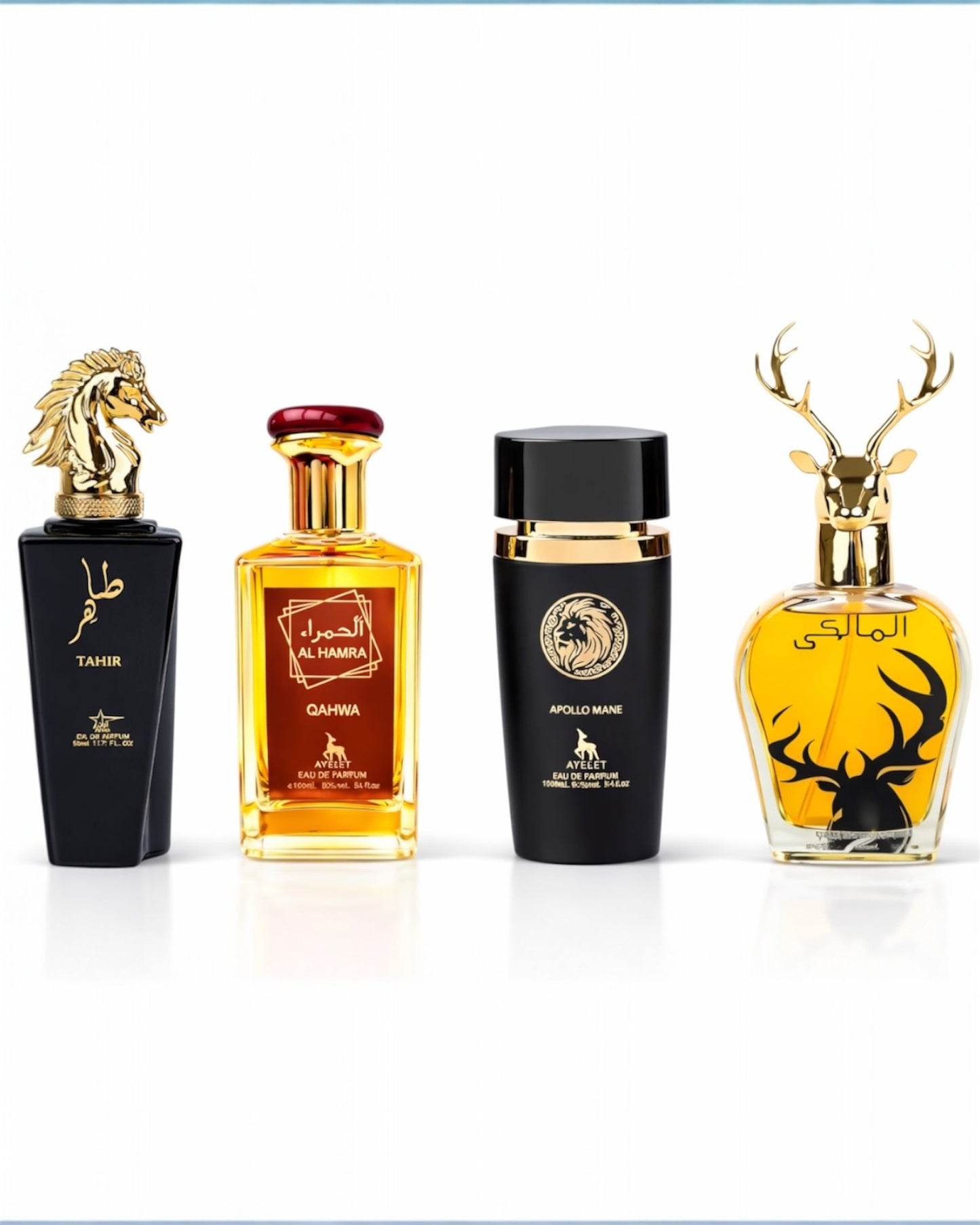 Set 4 Parfumuri Orientale Barbatesti - Tahir + Al Hamra Qahwa + Apollo Black + Maliki