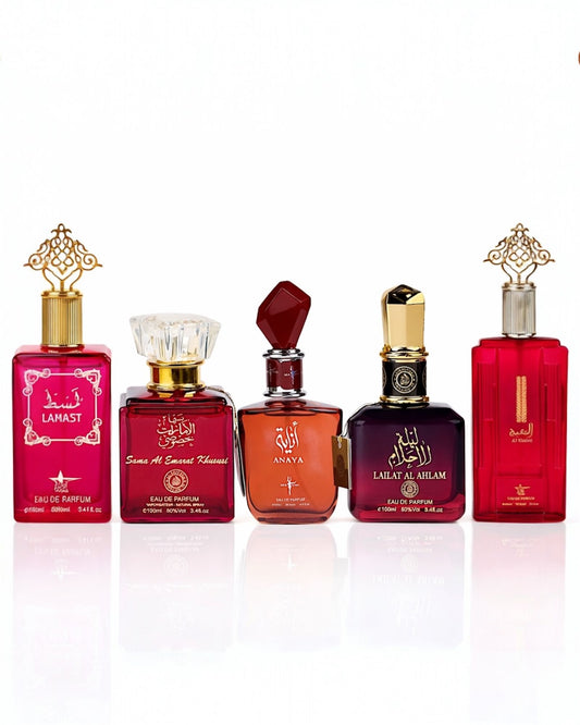 Set 5 Parfumuri Orientale De Dama - Al Khaleej + Sama Emarat + Anaya + Lailat Ahlam + Lamast