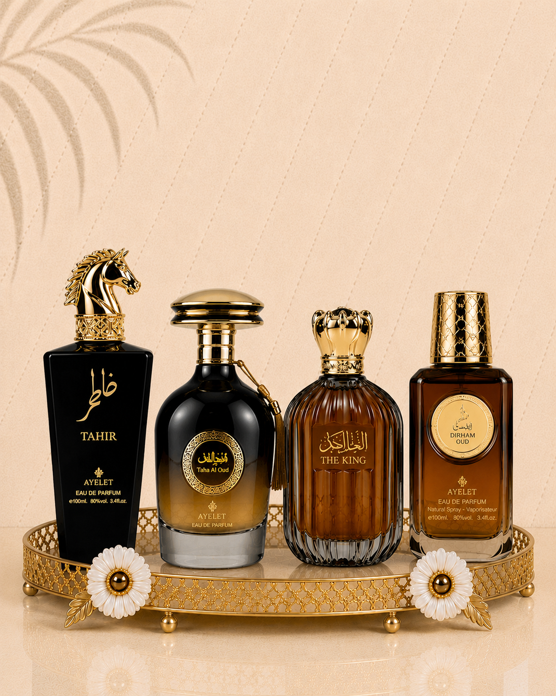 Set 4 Parfumuri Orientale De Barbati - Tahir + Dirham Oud + The King  + Ibda al Oud