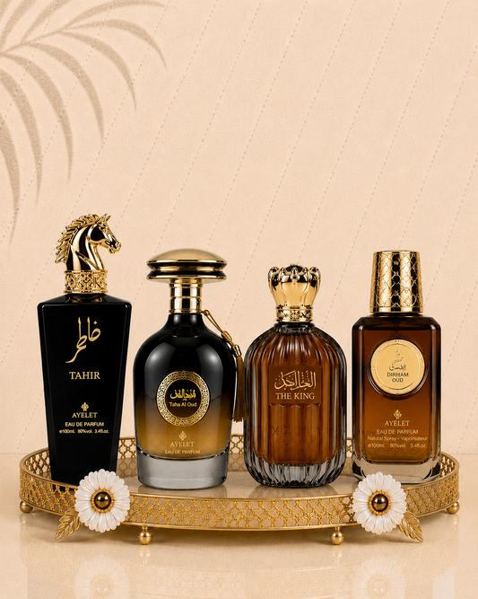Set 4 Parfumuri Orientale De Barbati - Tahir + Dirham Oud + The King  + Ibda al Oud