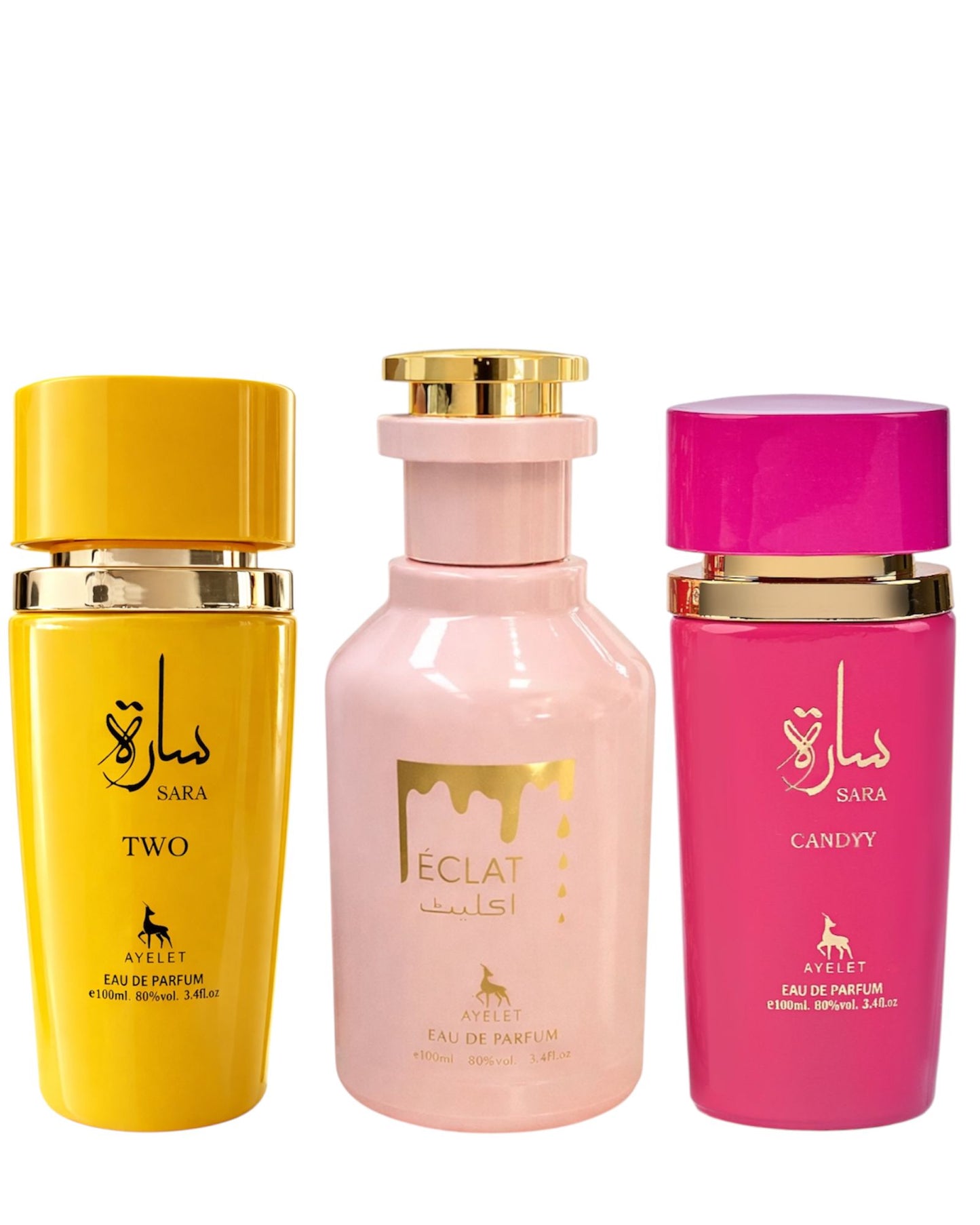 Set 3 Parfumuri Orientale de Dama - Sara Two + Eclat + Sara Candy