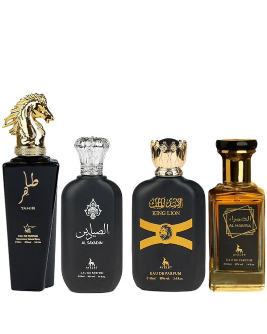 Set 4 Parfumuri Orientale Barbatesti - Tahir + Al Sayadin+ King Lion + Al Hamra