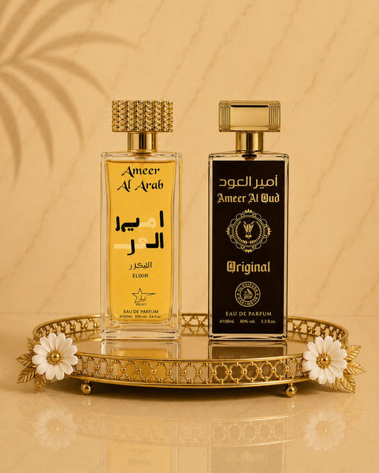 Set 2 Parfumuri Orientale De Barbati - Ameer Arab Elixir + Ameer Oud Original