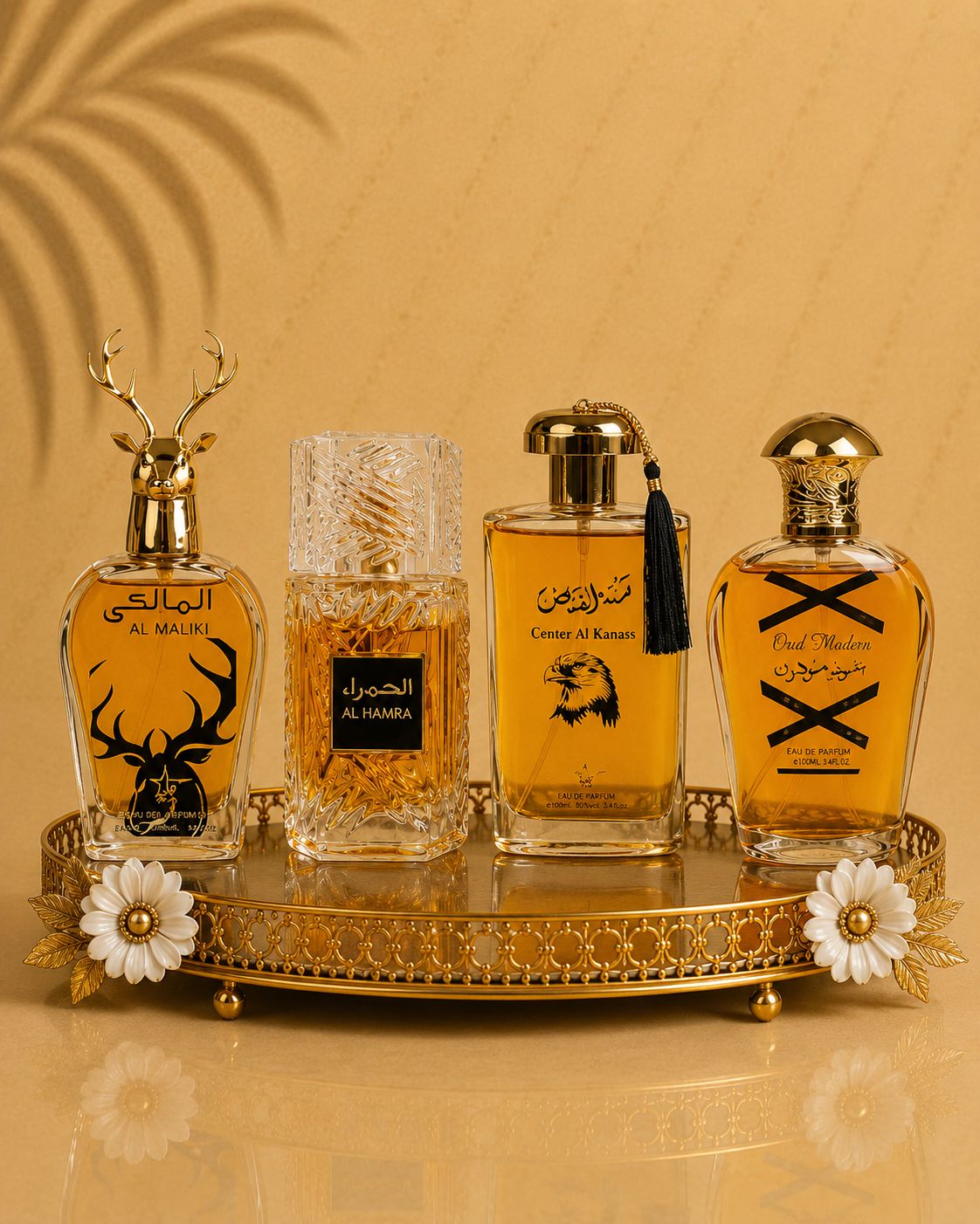 Set 4 Parfumuri Orientale De Barbati -  Al Hamra Royal + Oud Modern + Center el Kannas + Maliki