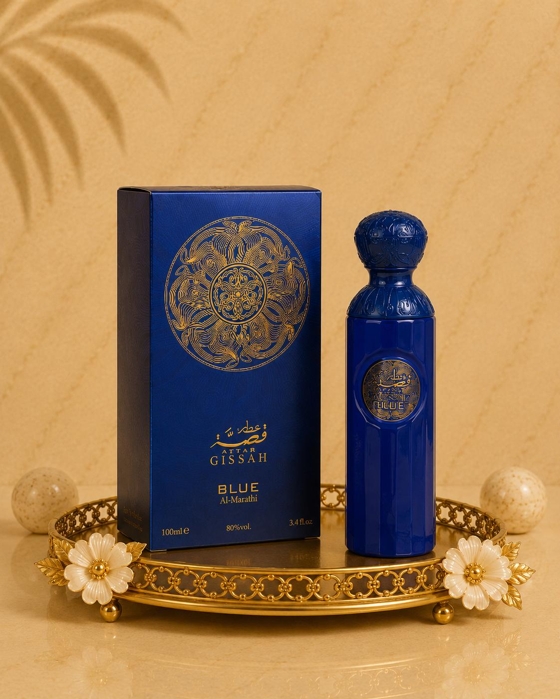 Set 4 Parfumuri Orientale ( 2xDama + 2xBarbat ) - Gissah Red + Mousuff Pink + Mousuff Blue + Gissah Blue