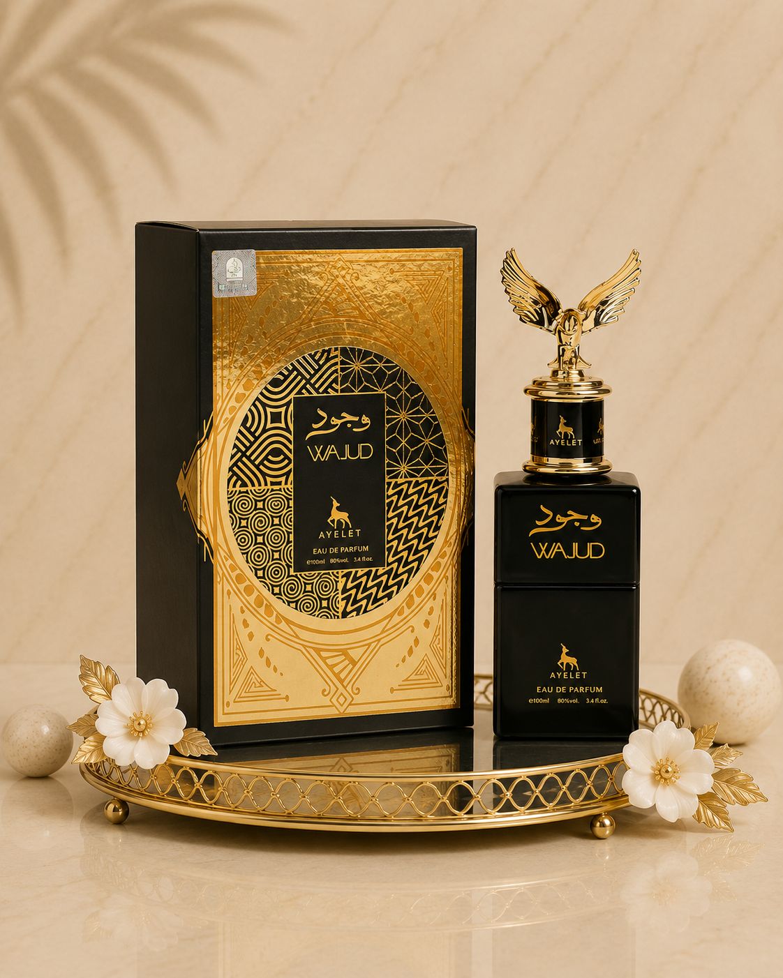 Set 4 Parfumuri Orientale Barbatesti - Wajud + Malik al Arab + Tahir + Crystal White Diamonds